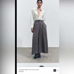 PLEATED PANTS ZW COLLECTION